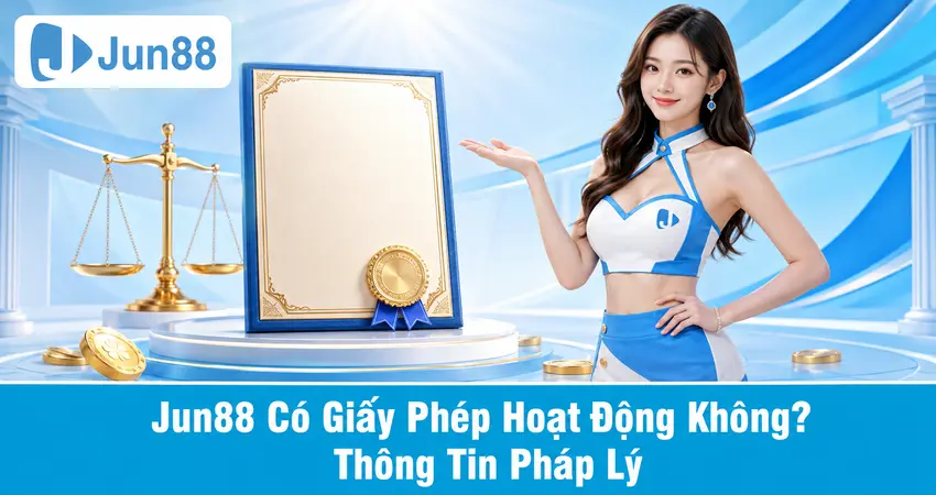Jun88 Có Giấy Phép Hoạt Động Không? Thông Tin Pháp Lý