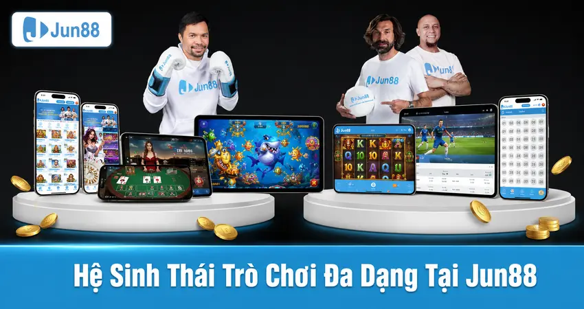 Hệ Sinh Thái Trò Chơi Đa Dạng Tại Jun88